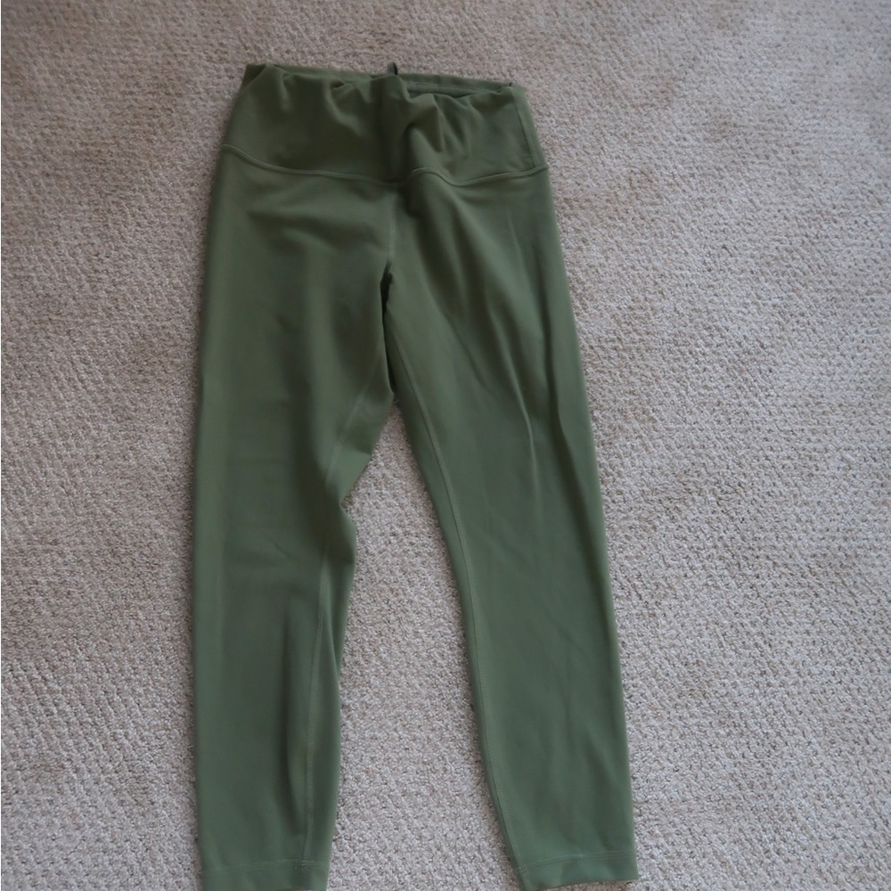 LULULEMON ALIGN LEGGINGS GREEN 25”